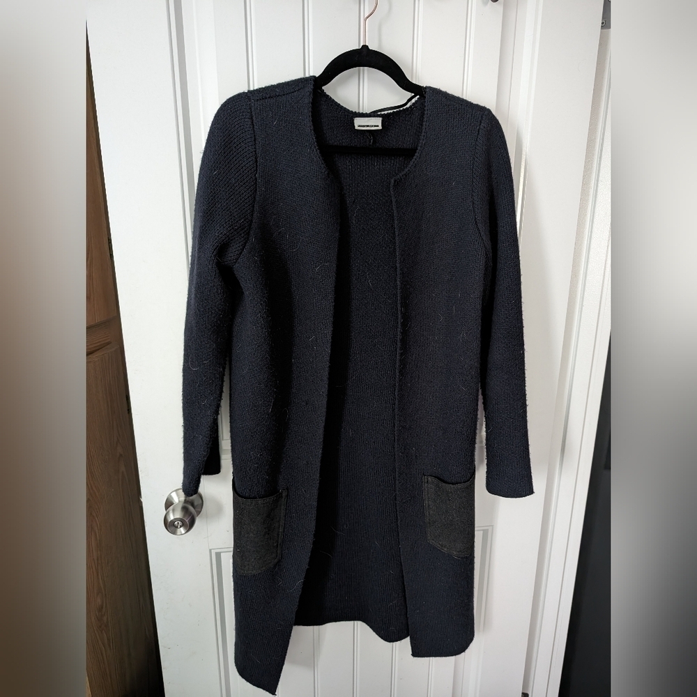 🔥 Noisy May Navy Long Open Front Cardigan